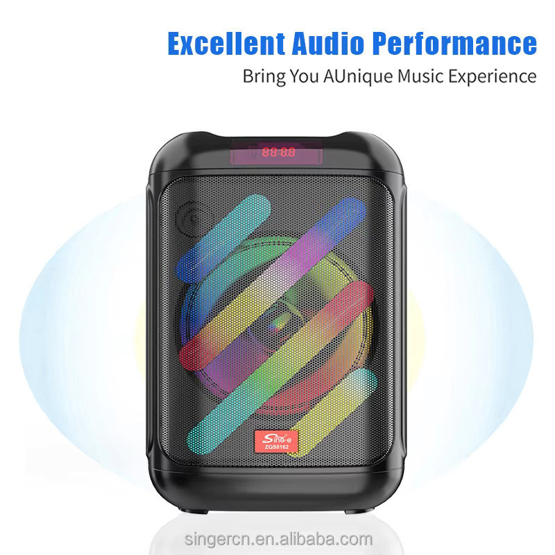ZQS8162 Portable Karaoke Speaker with wireless microphone