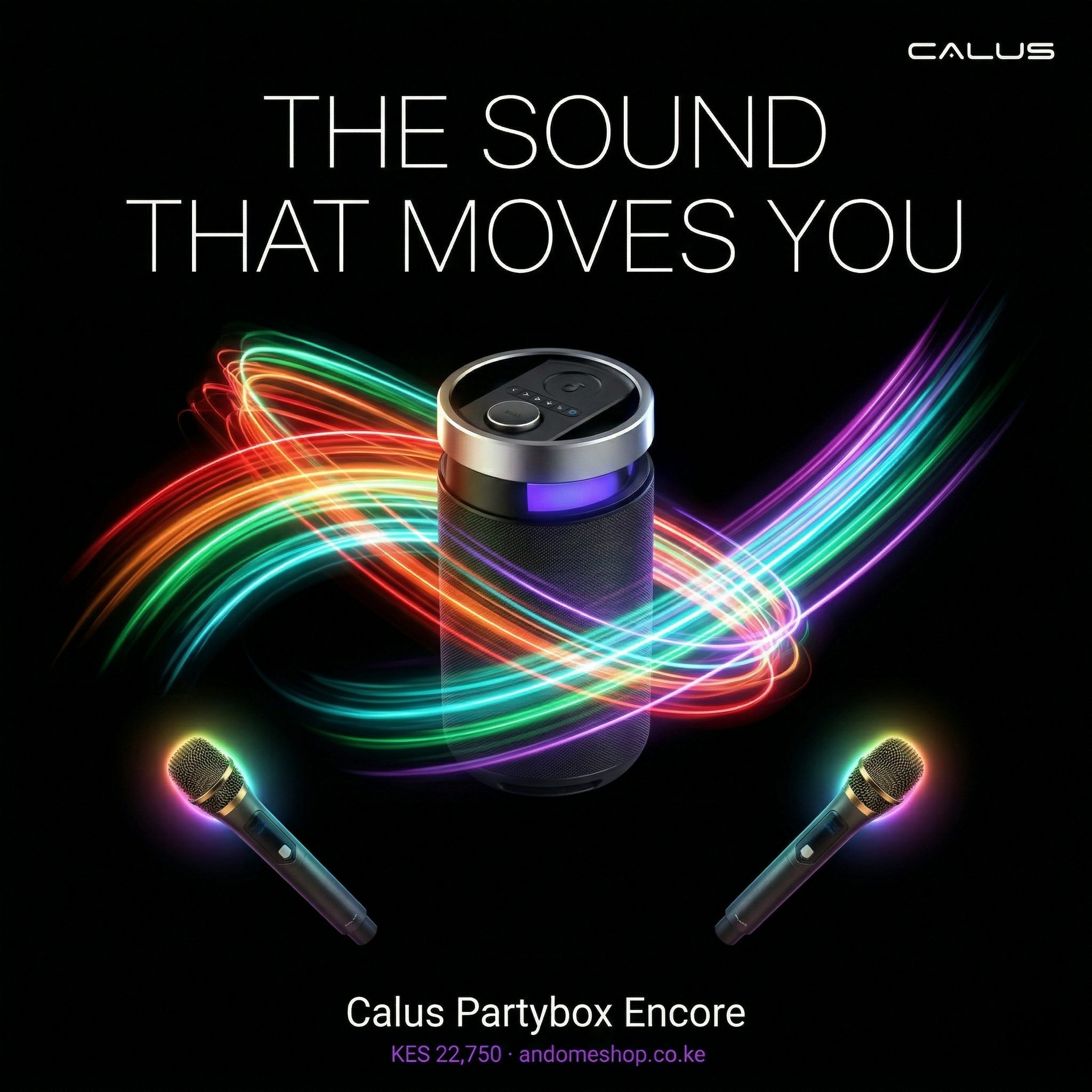 Calus Partybox Encore speaker — Party Louder. Feel Every Beat.