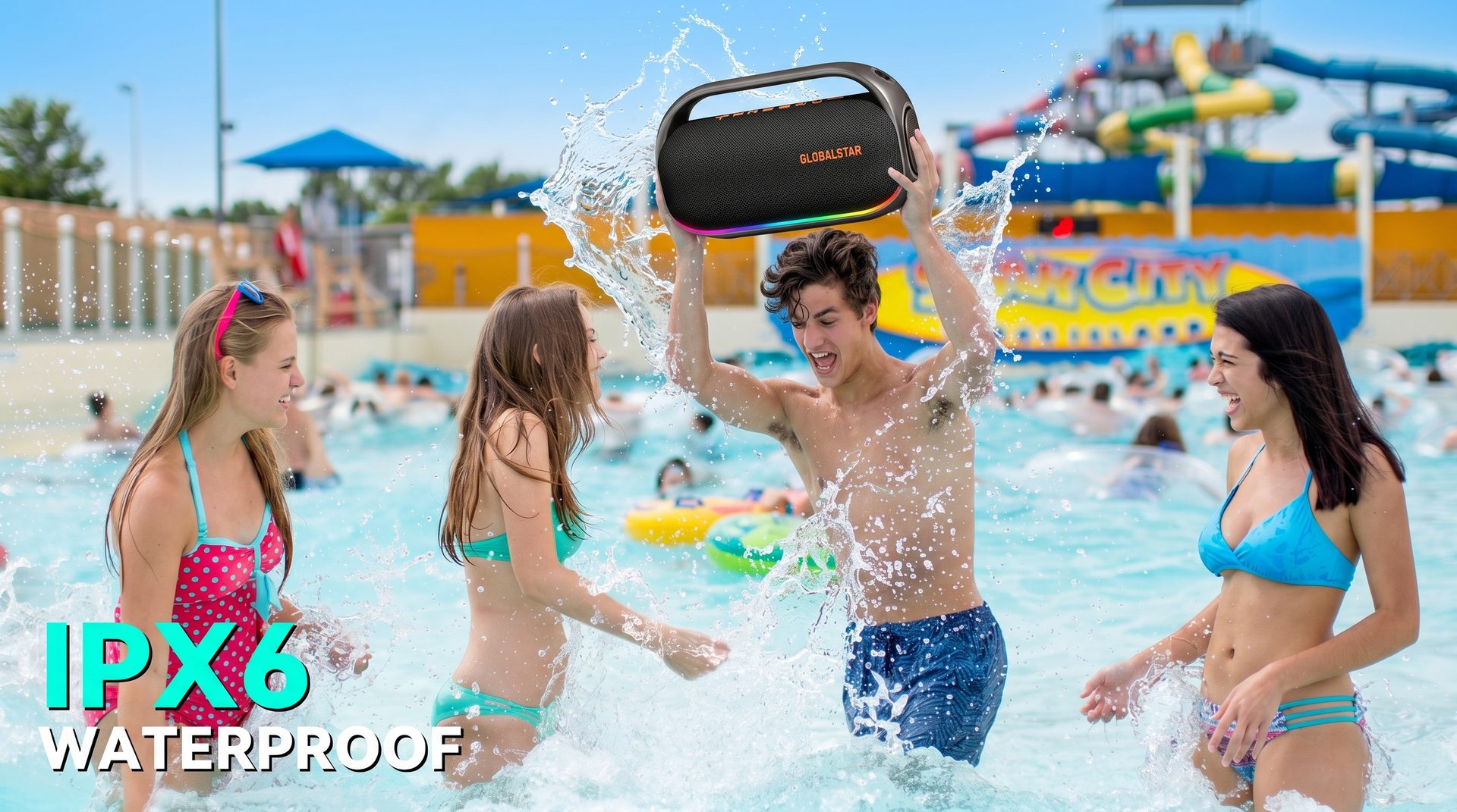 GlobalStar IPX6 waterproof water park