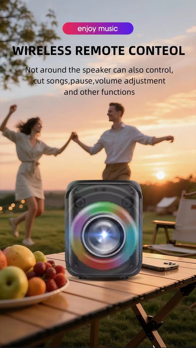 Sing-e ZQS8183 wireless remote control — control songs, pause, volume from anywhere