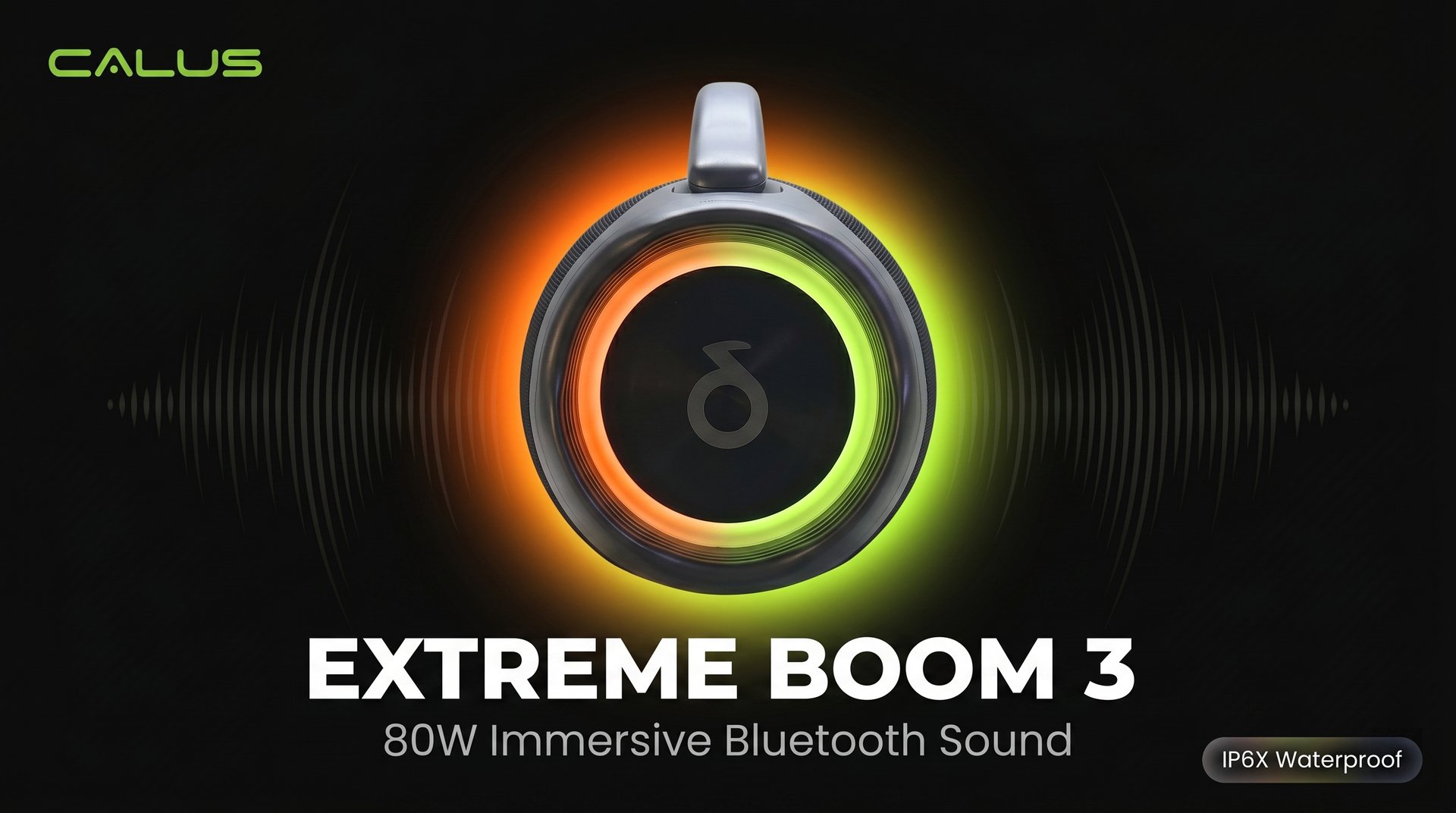CALUS Extreme Boom 3 &mdash; 80W Bluetooth Speaker