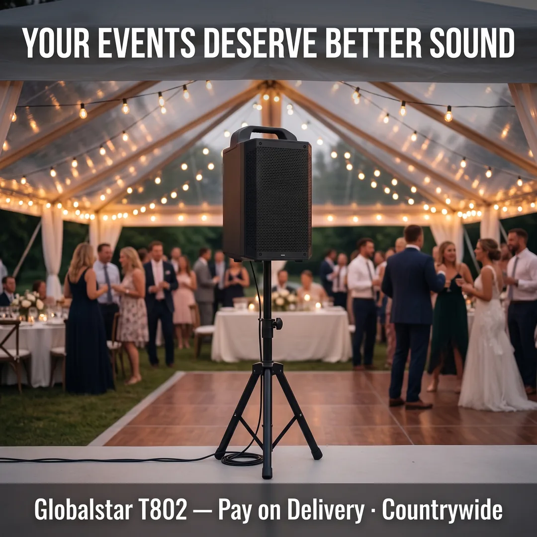 Globalstar T802 at a wedding reception